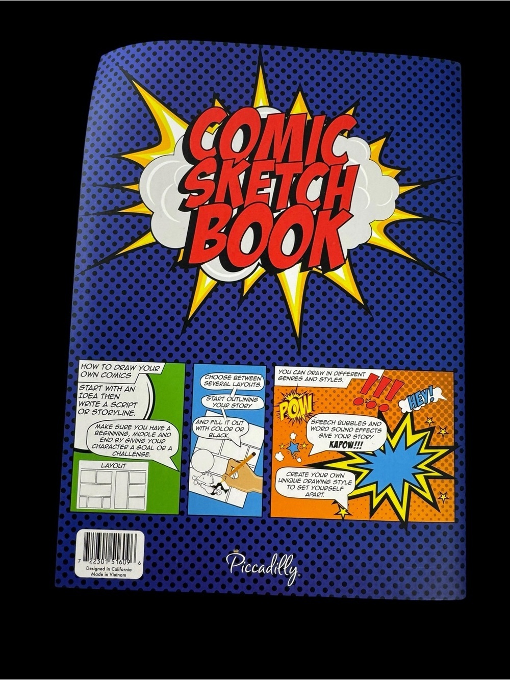 Comic Sketch Book - Blue Cover - Picture 2 of 4